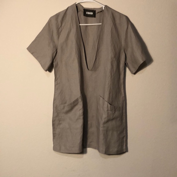 Reformation Skya Dress in Grey - Picture 2 of 5